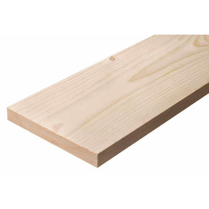 Доска сухая строганная 20х195х6000 сорт АВ